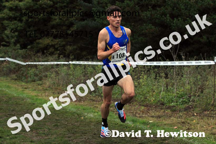 Senior Men, 2022 National Cross Country Relays, Berry Hill Park, Mansfield.  Photo: David T. Hewitson/Sports for All Pics
